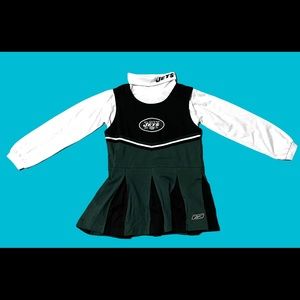 New York Jets Girl's cheerleader outfit size Medium( 5-6)
